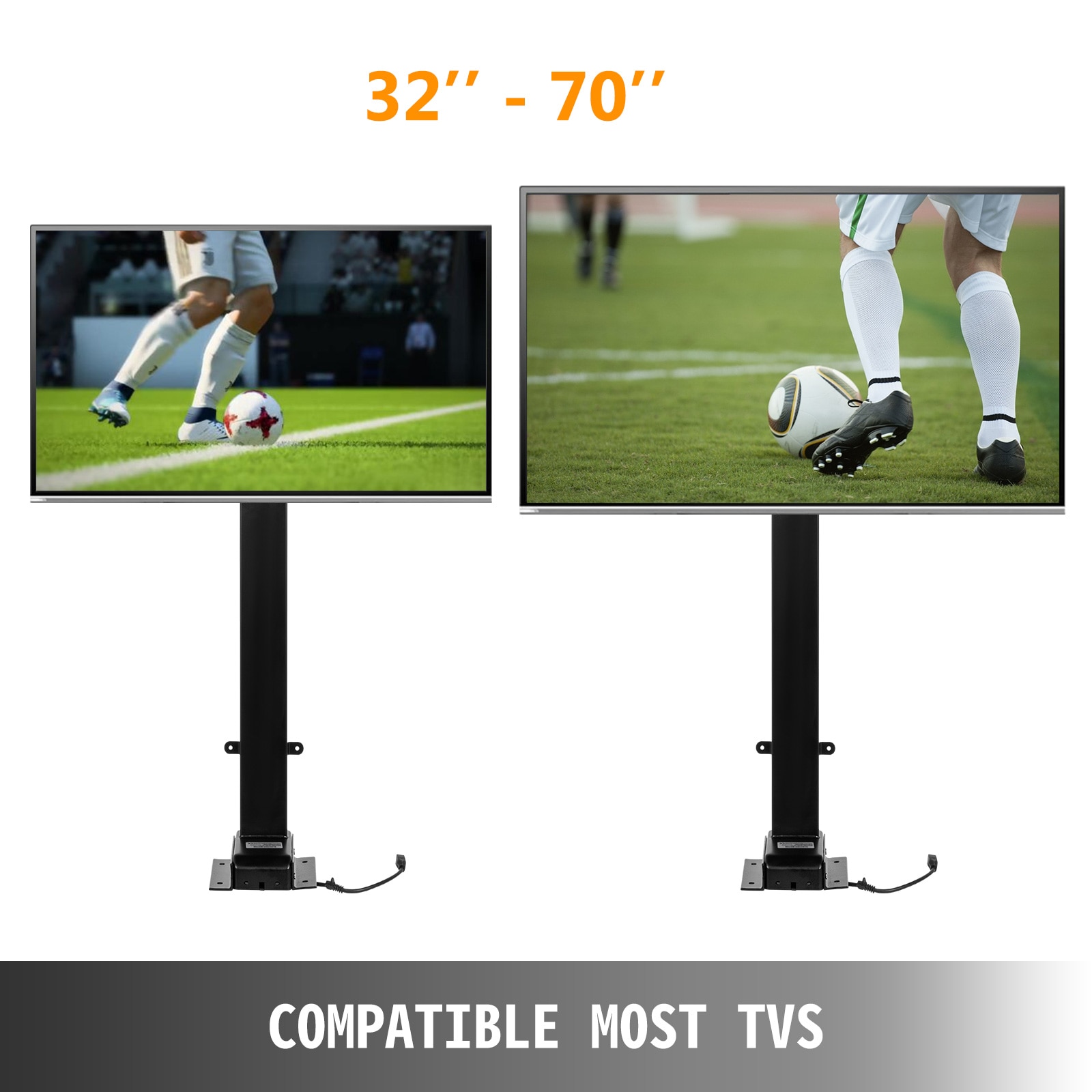 Motorized Tv Lift Mount With Remote Control And Height Adjustment_voghion.com
